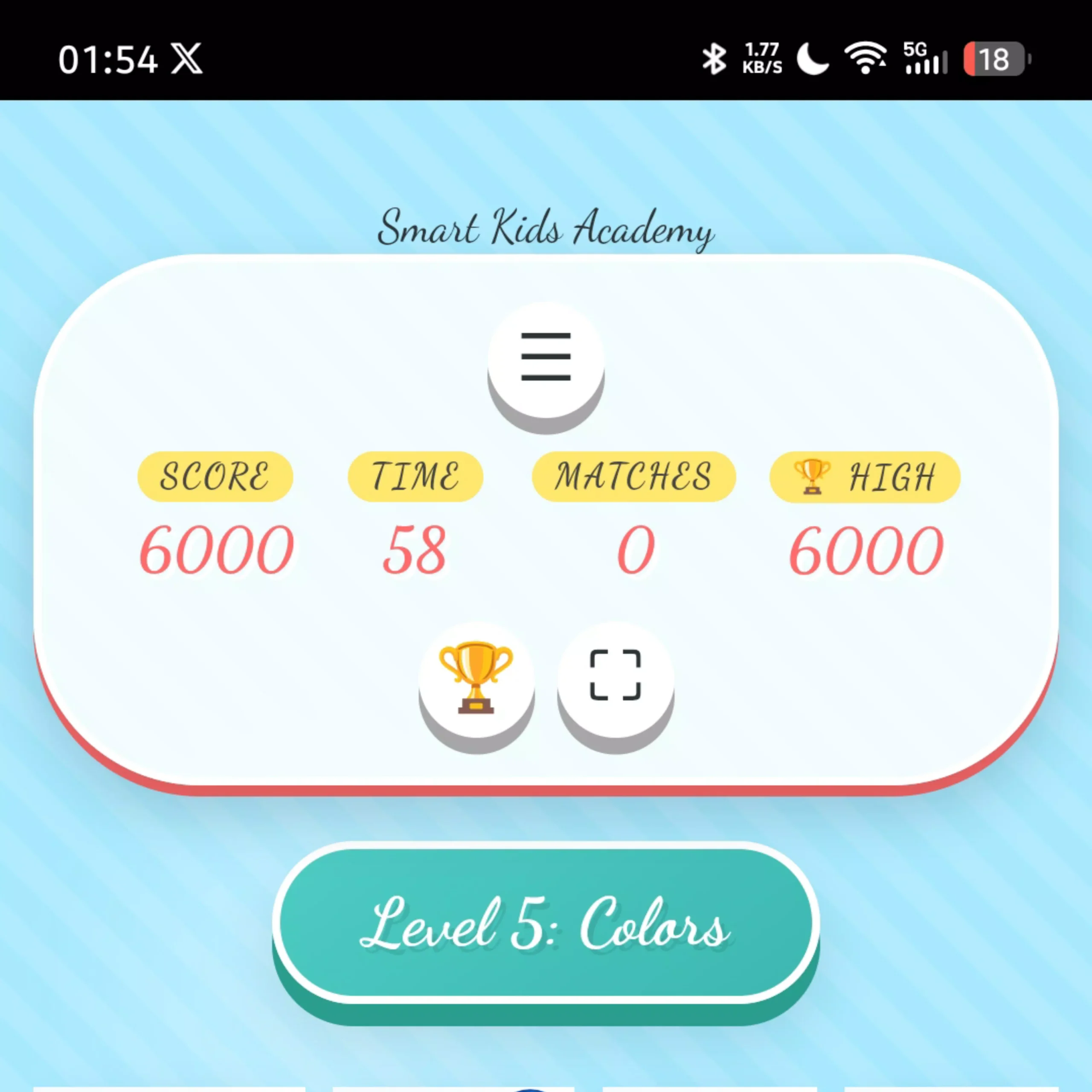 Capture d'écran Smart Kids Academy 1