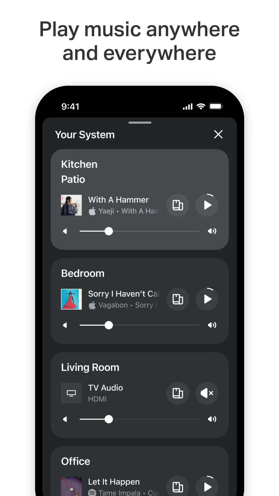 لقطة شاشة Sonos %د