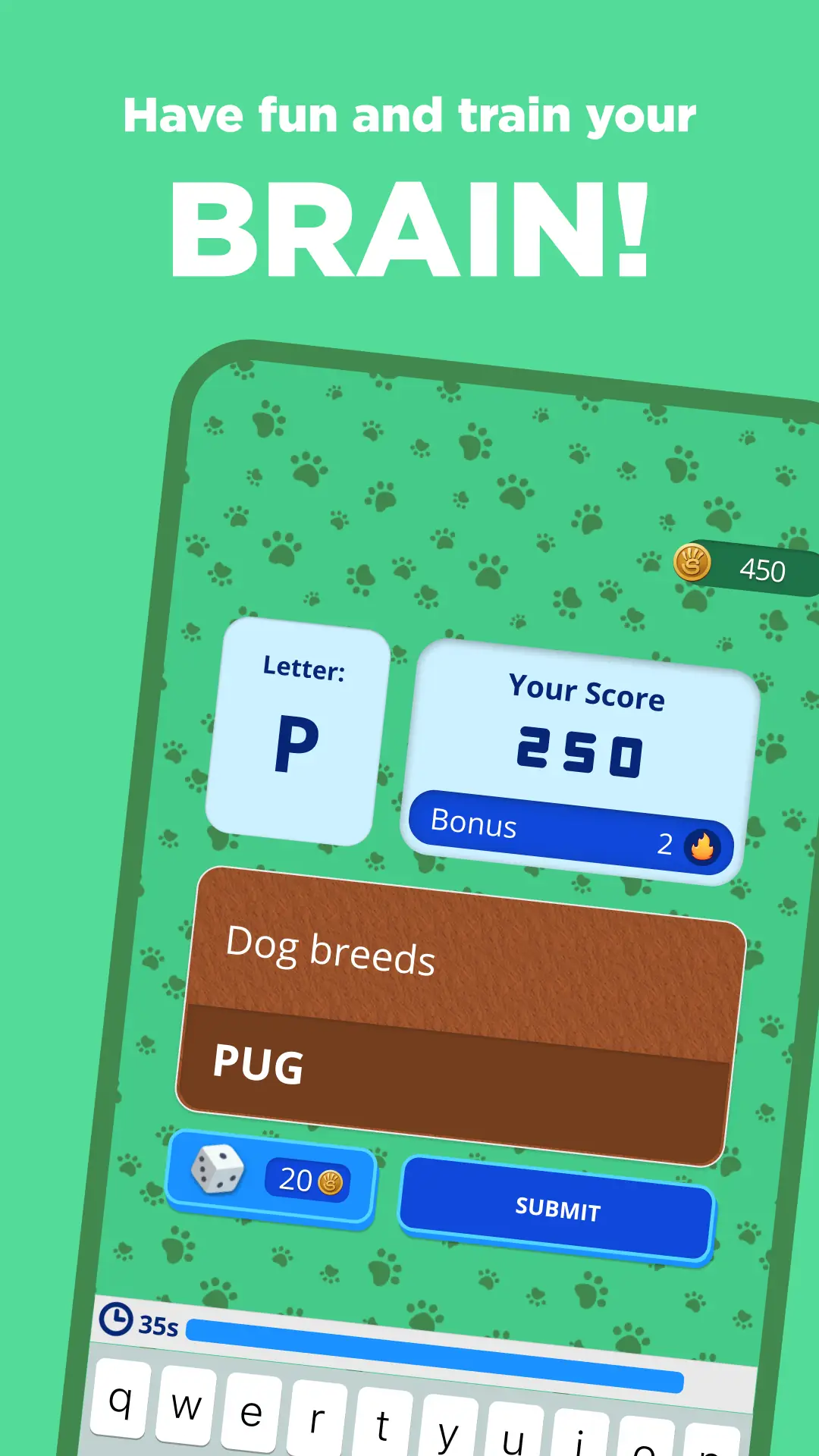 Zrzut ekranu Stop 2 - Word Trivia Game 8