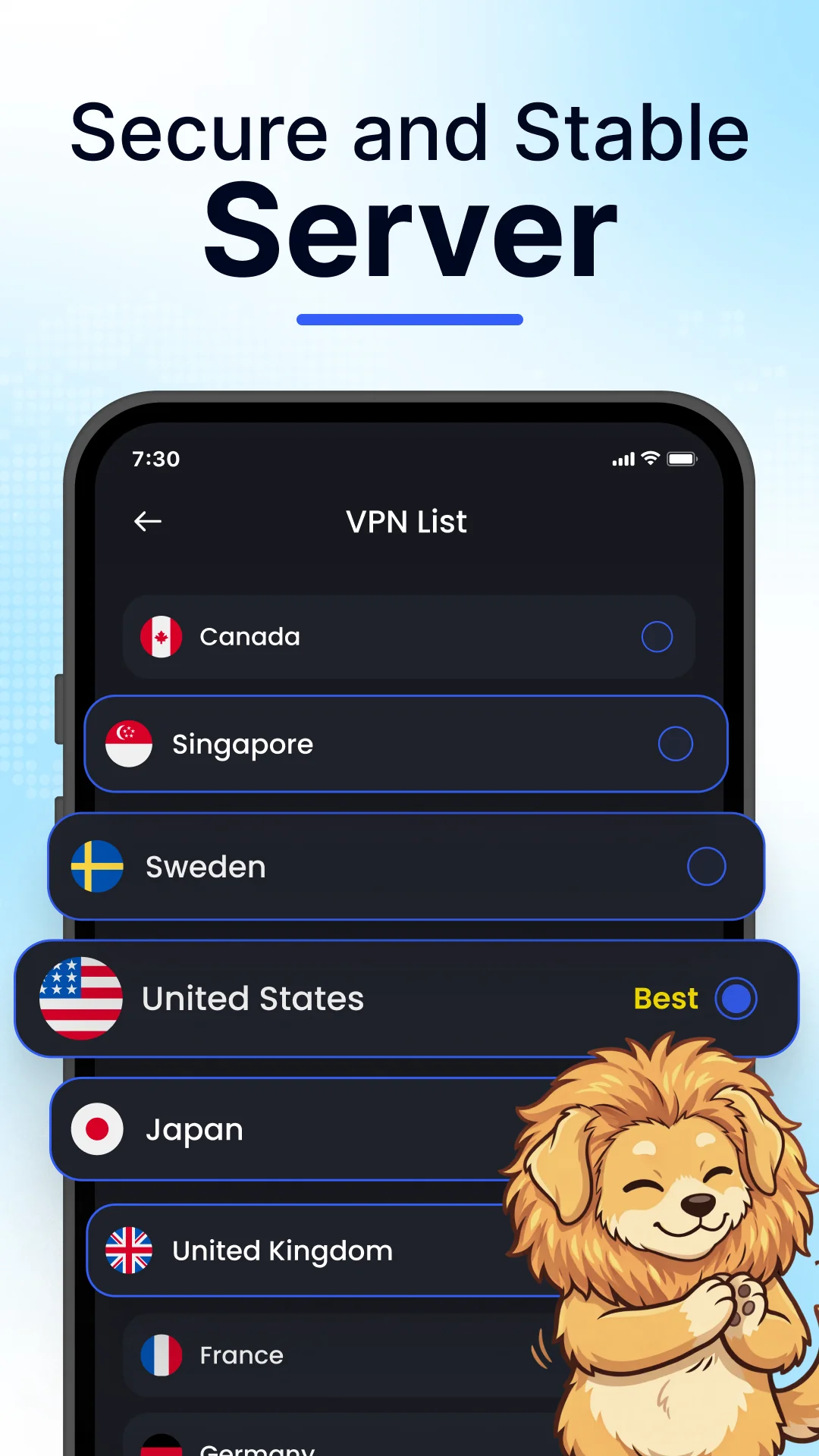 لقطة شاشة سوبر في بي ان: آمن ومؤمن VPN %د