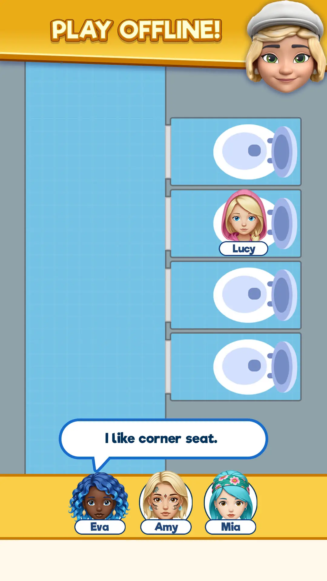 That's My Seat - Logic Puzzle képernyőkép 3