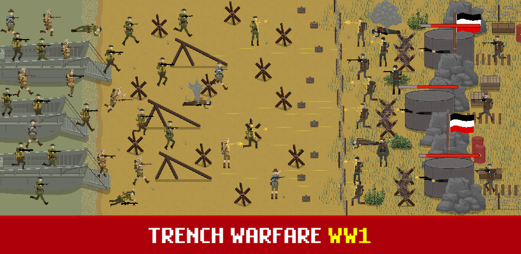 Trench Warfare WW1: RTS Battle لعبة غلاف فني للأندرويد