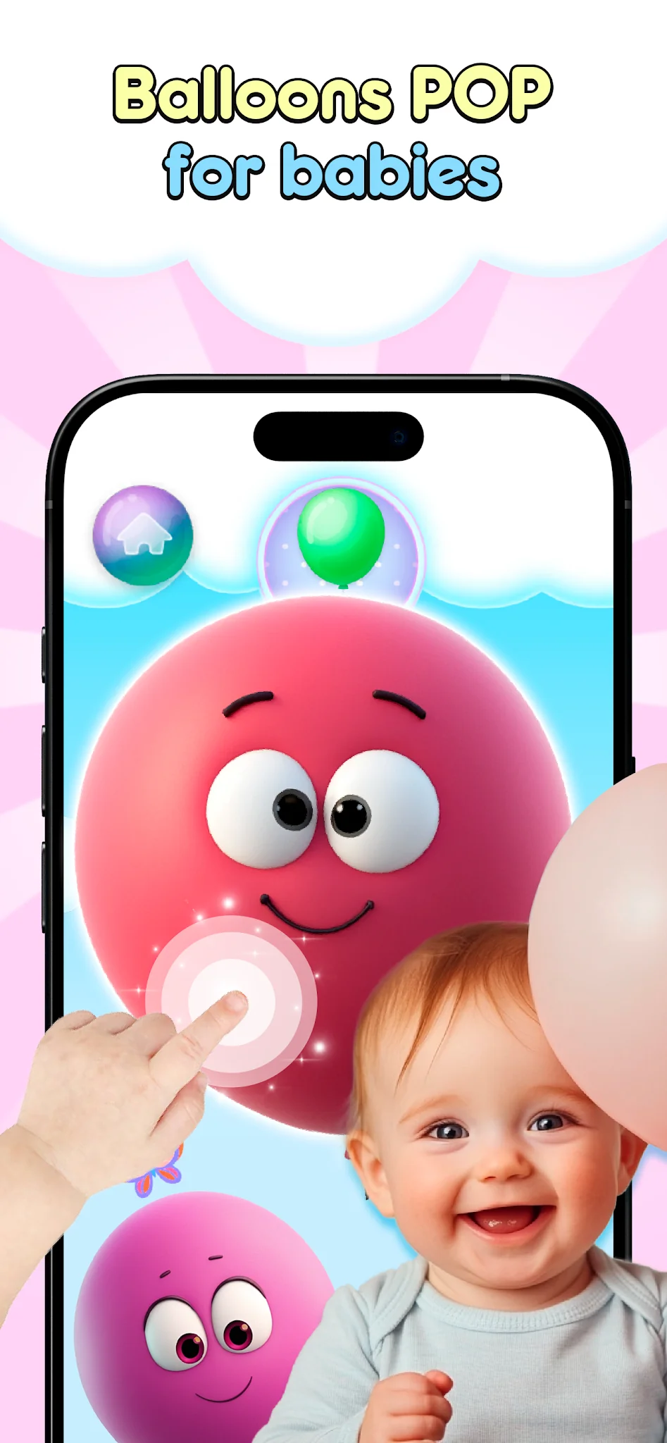 Tangkapan layar Letusan Balon Bayi 6