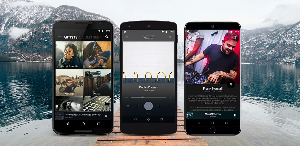 BlackPlayer Music Player app cover art for Android
