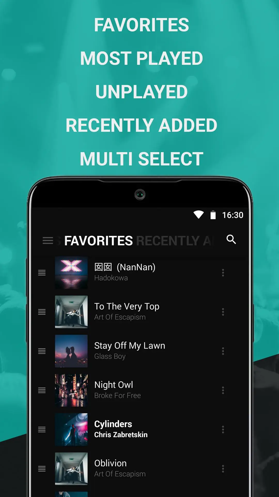 Screenshot BlackPlayer Music Player 2