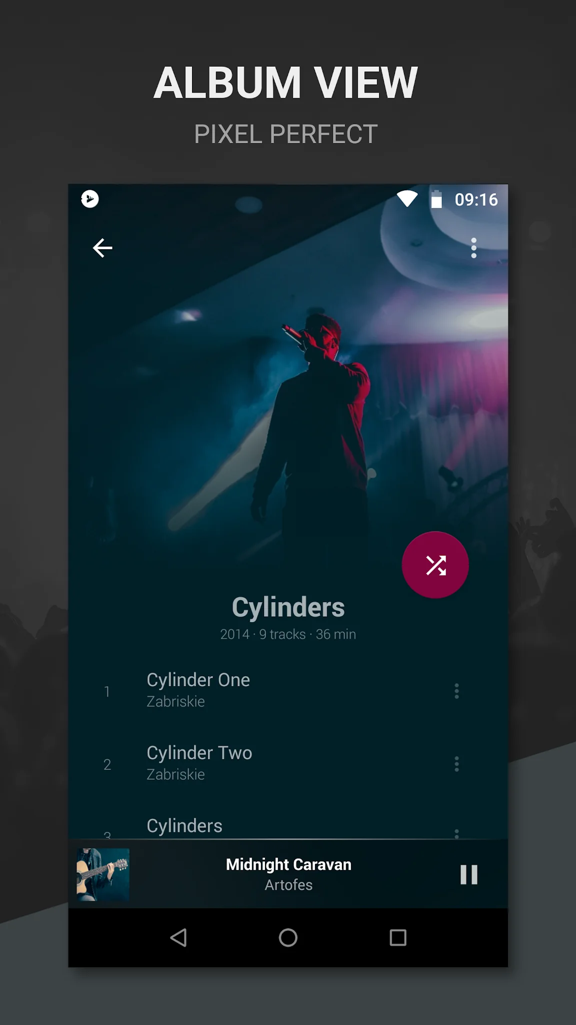 Screenshot BlackPlayer Music Player 4