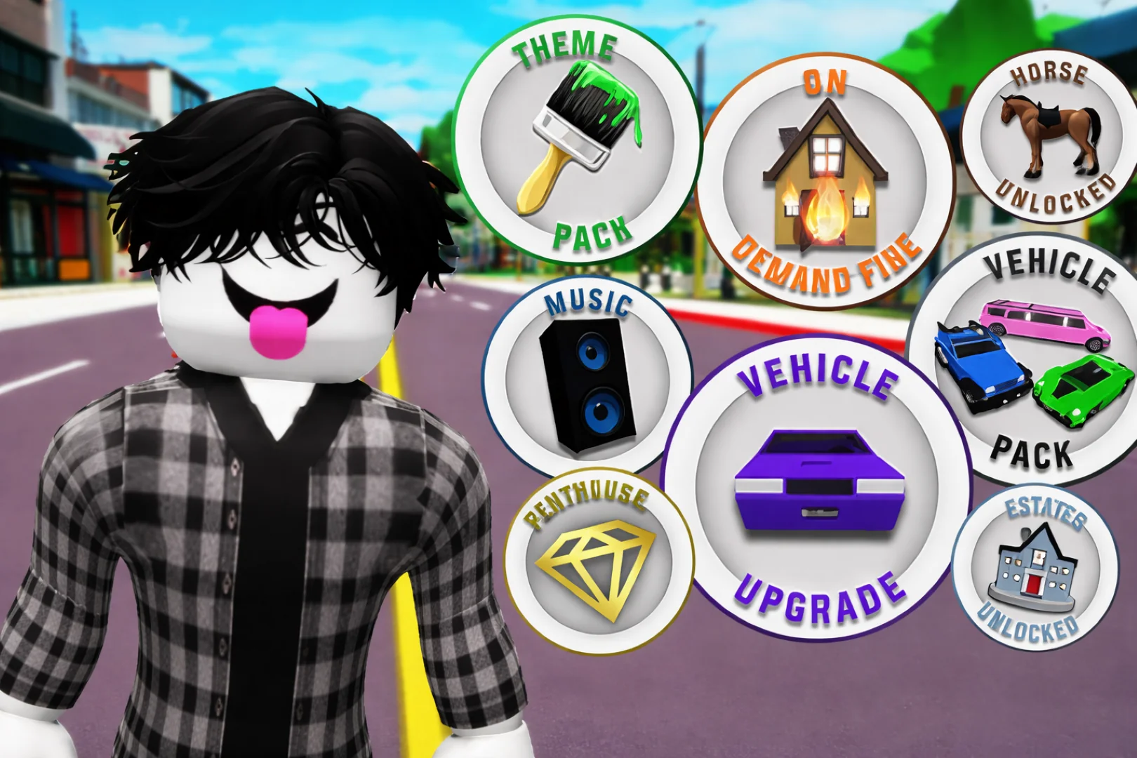 Скриншот Block Role Play City 2