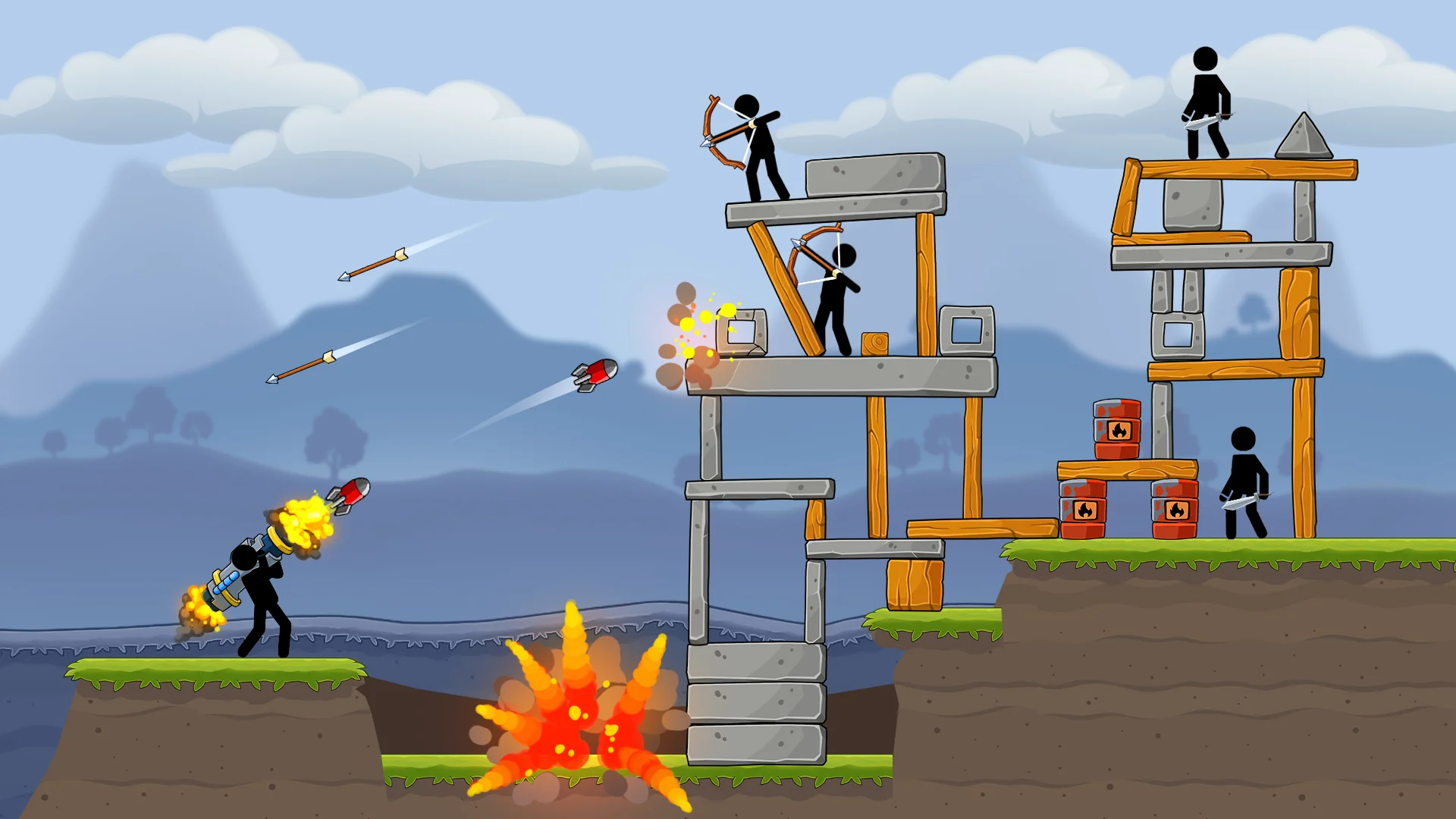 Schermata Boom Stick: Bazooka Puzzles 1