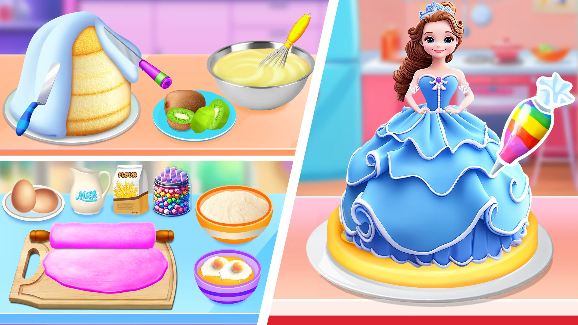 스크린샷 Cake Maker: DIY Cake Games 8