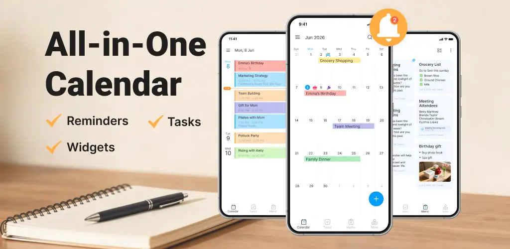 Calendar Planner - Agenda App अनुप्रयोग Android के लिए कवर आर्ट