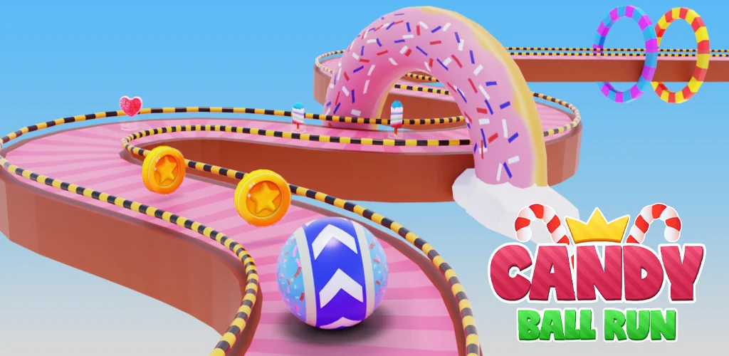 Candy Ball Run - Rolling Games hra obálka pro Android