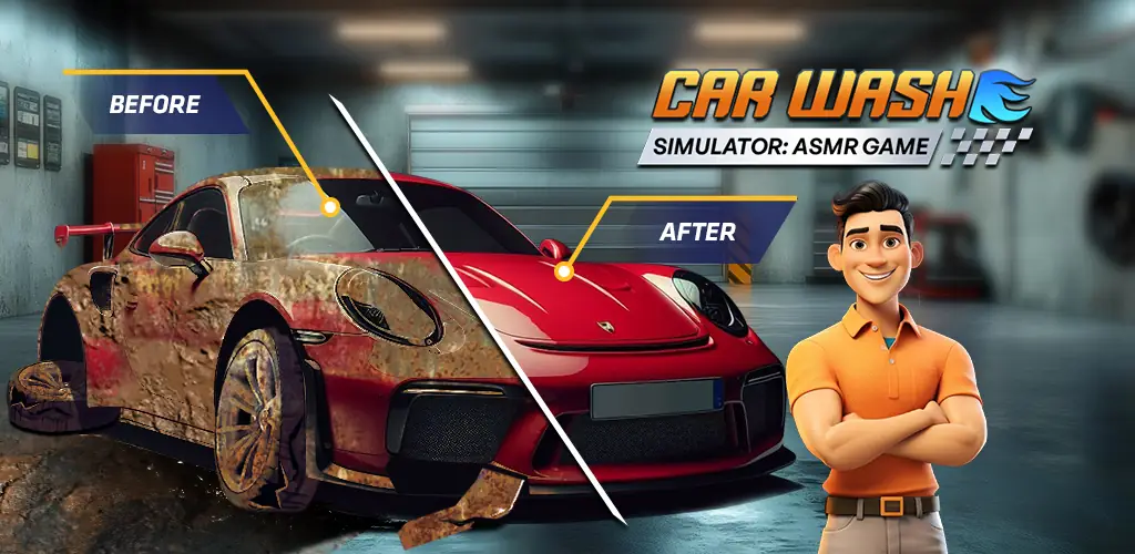 Car Wash Simulator: ASMR Game juego carátulas para Android