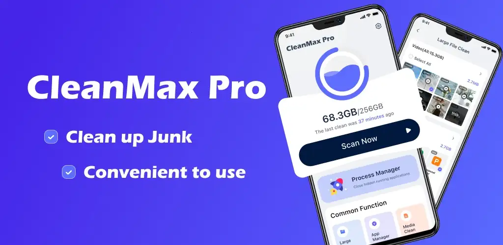 android için CleanMax Pro uygulama kapak resmi