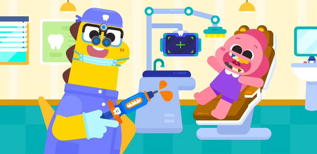 Cocobi Dentist - Kids Hospital เกม ภาพปกสำหรับ Android