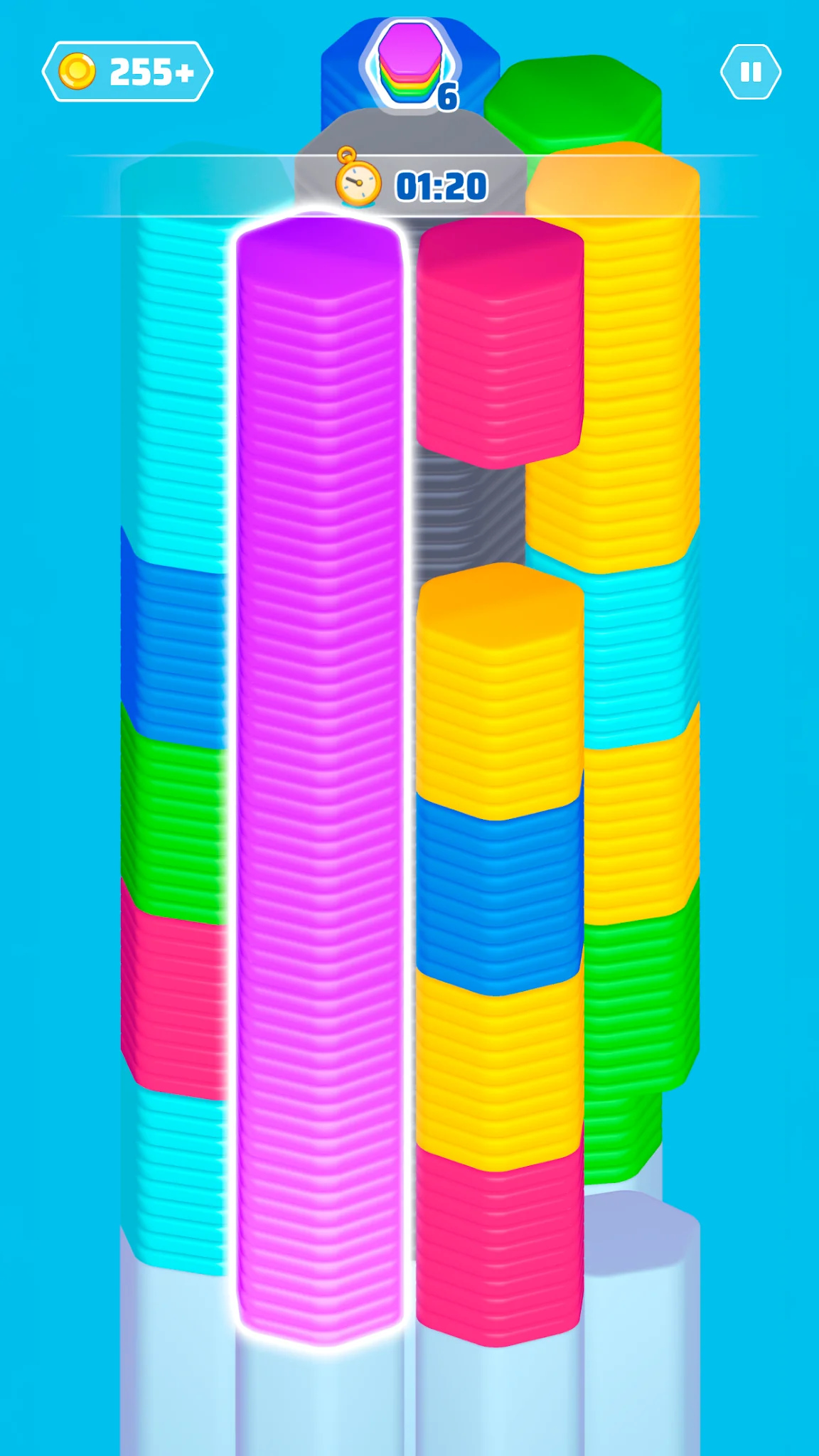 Скриншот Color Slide Puzzle - Сортируй 4