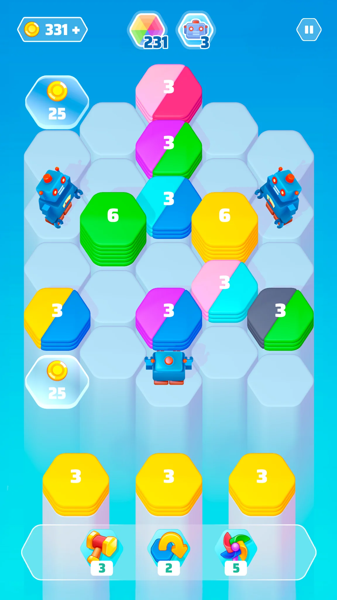 Скриншот Color Slide Puzzle - Сортируй 5