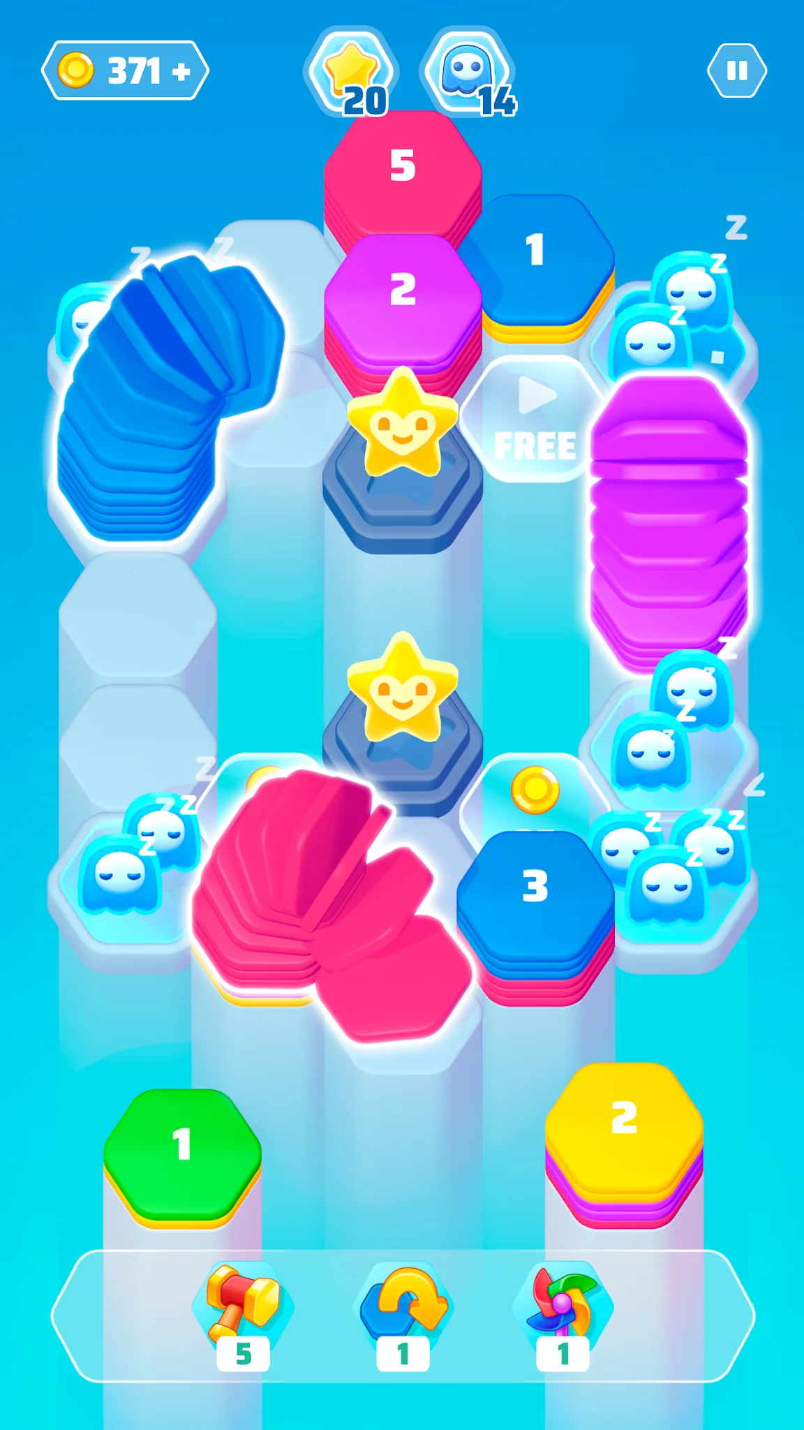 Скриншот Color Slide Puzzle - Сортируй 6