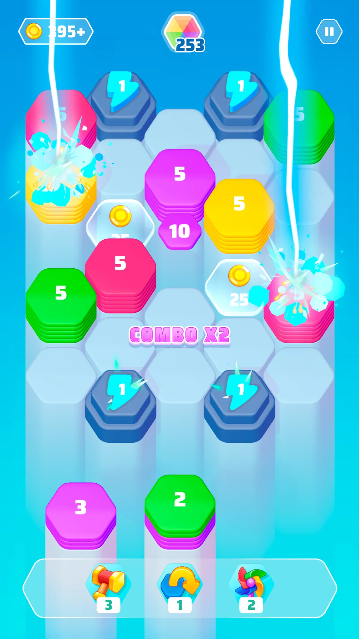 Скриншот Color Slide Puzzle - Сортируй 7