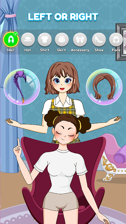 Captura de tela Left or Right: Star Girl Style 1