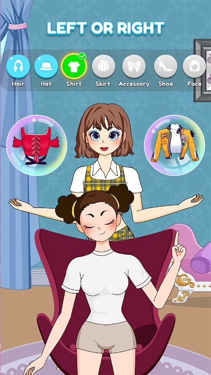 Captura de tela Left or Right: Star Girl Style 2