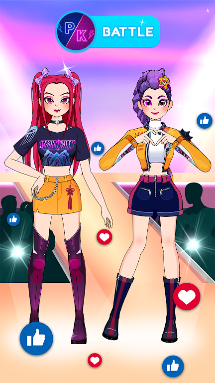 Captura de tela Left or Right: Star Girl Style 3