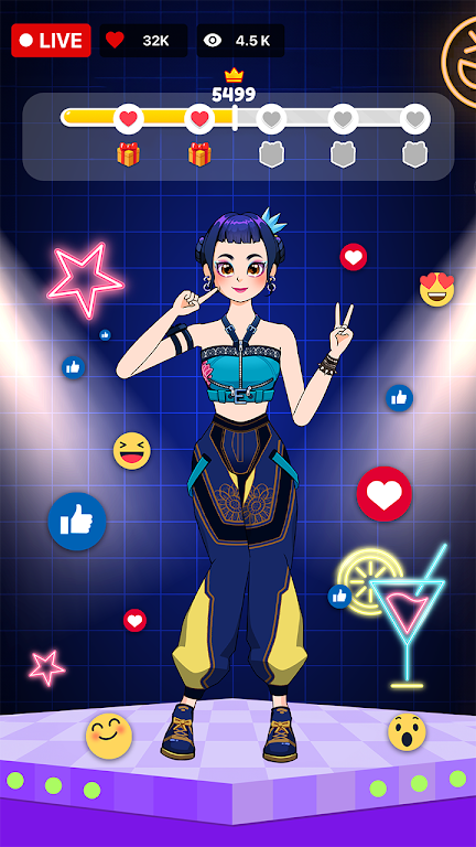 Captura de tela Left or Right: Star Girl Style 5