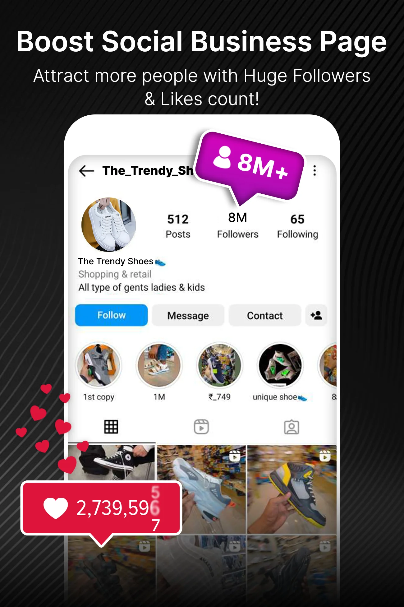 Скриншот Follower Plus, Likes & Views 6
