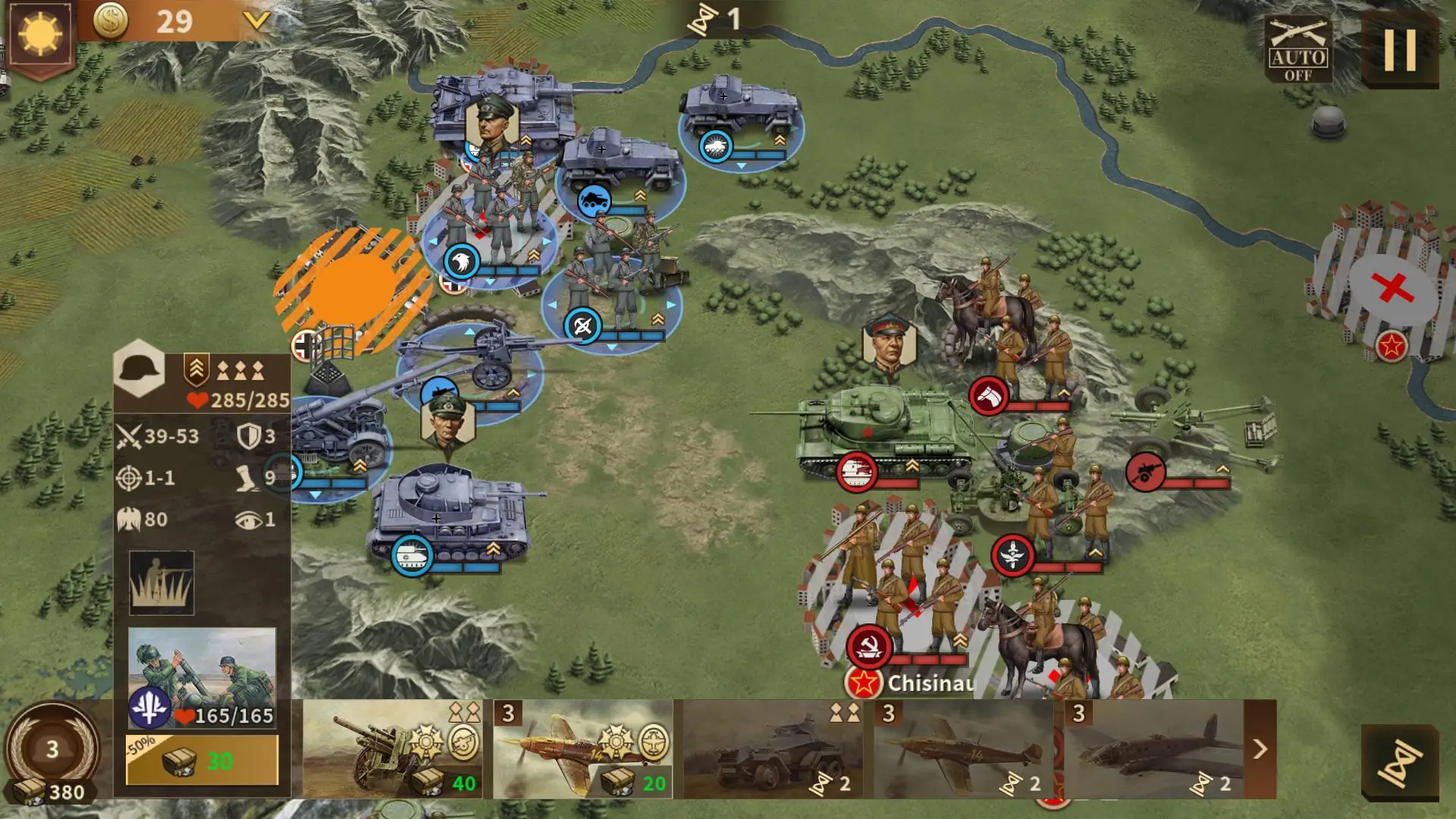 Скріншот Glory of Generals 3 - WW2 SLG 1