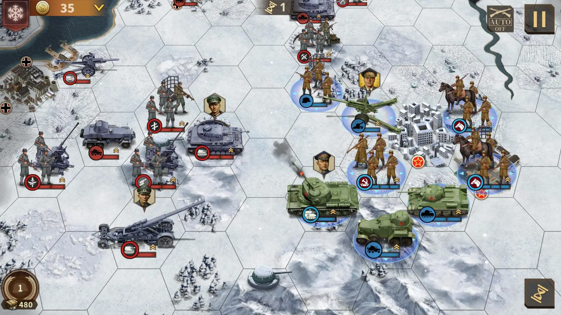 Скріншот Glory of Generals 3 - WW2 SLG 2