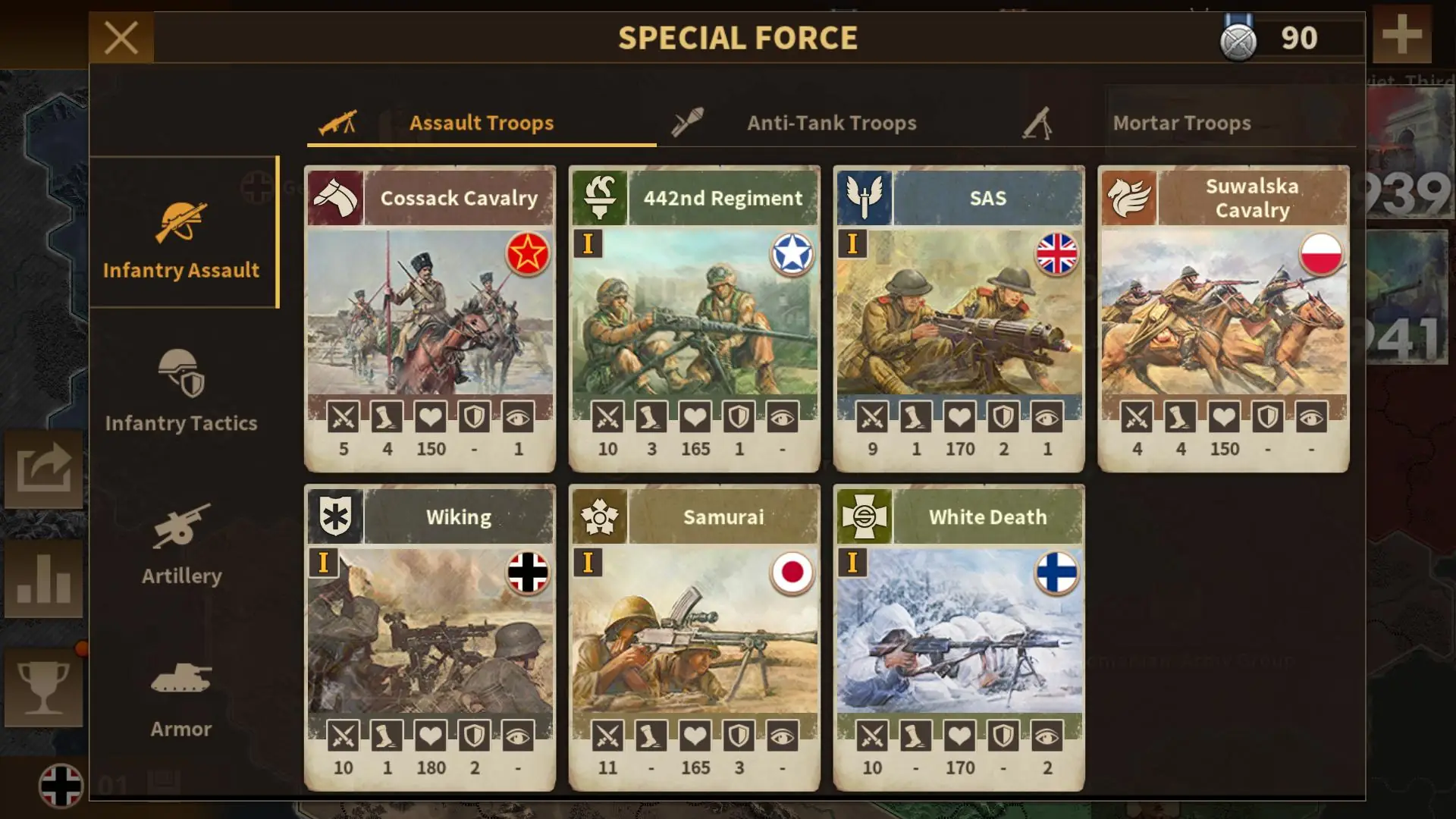 Скріншот Glory of Generals 3 - WW2 SLG 6