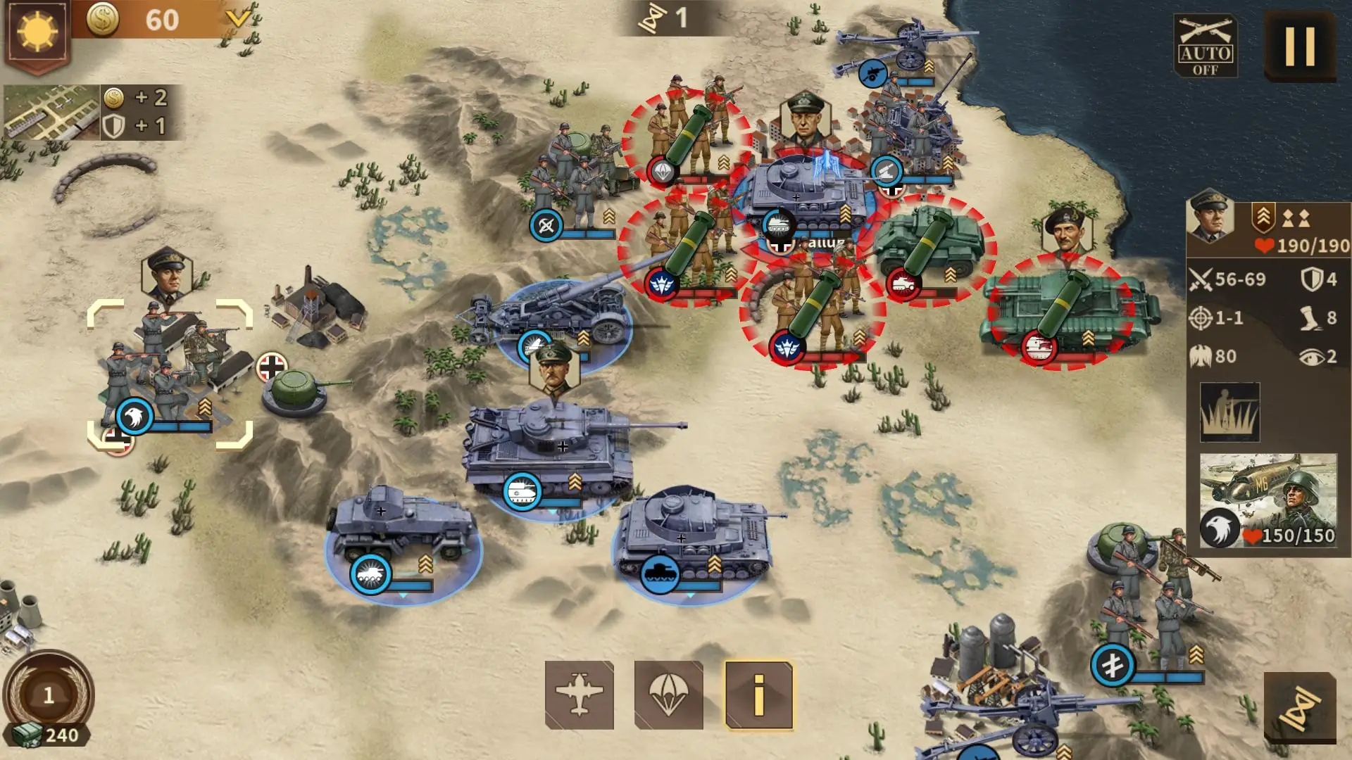 Скріншот Glory of Generals 3 - WW2 SLG 7