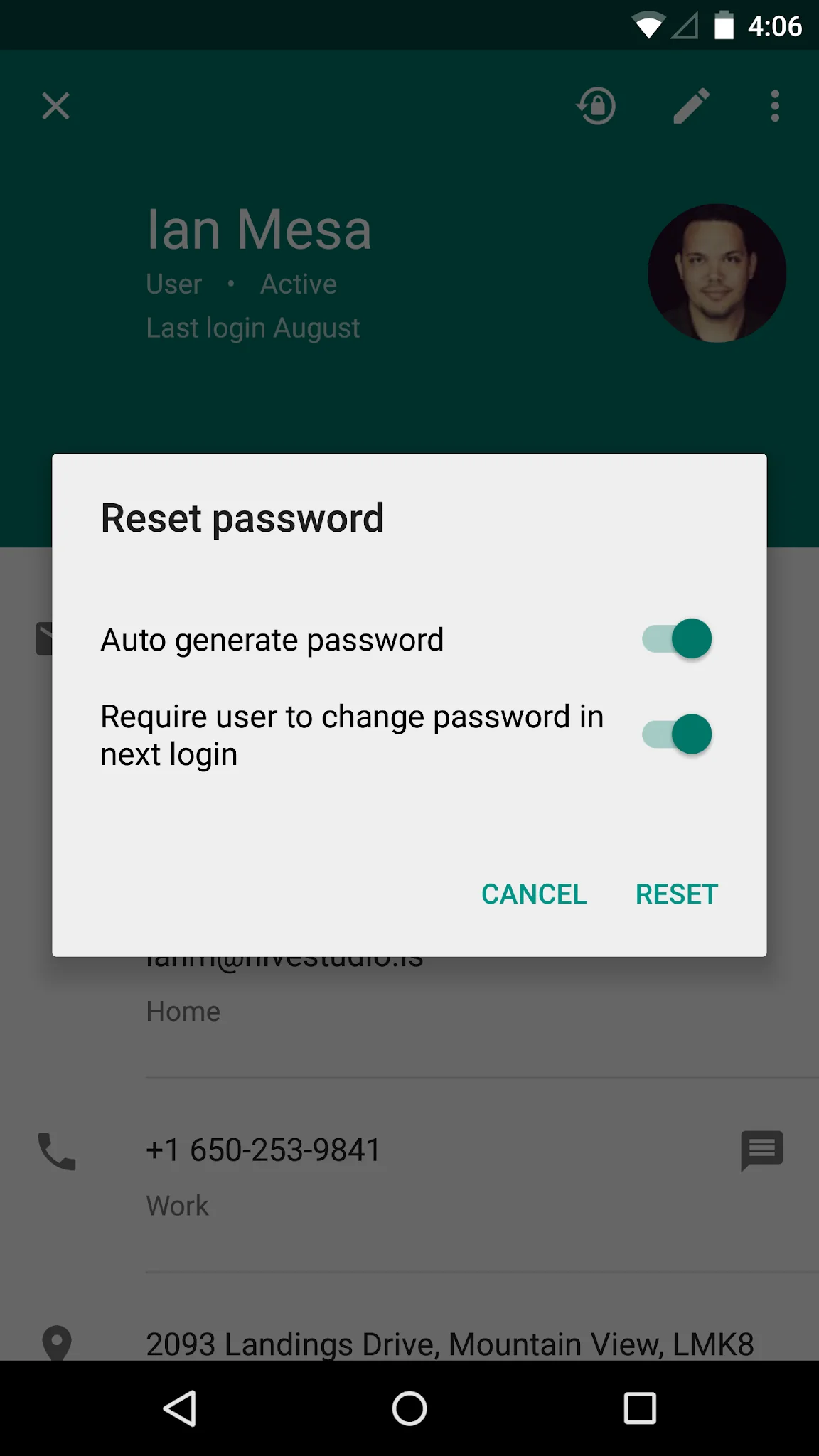 Capture d'écran Google Admin 3