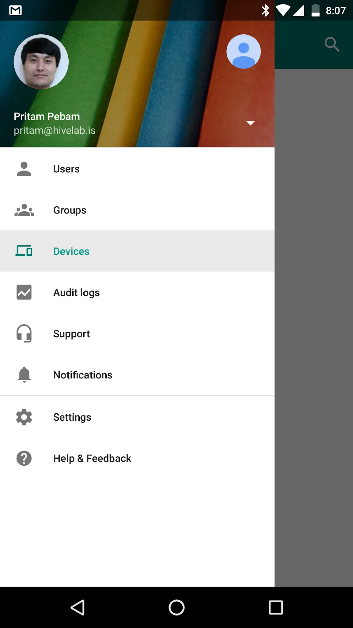 Capture d'écran Google Admin 6