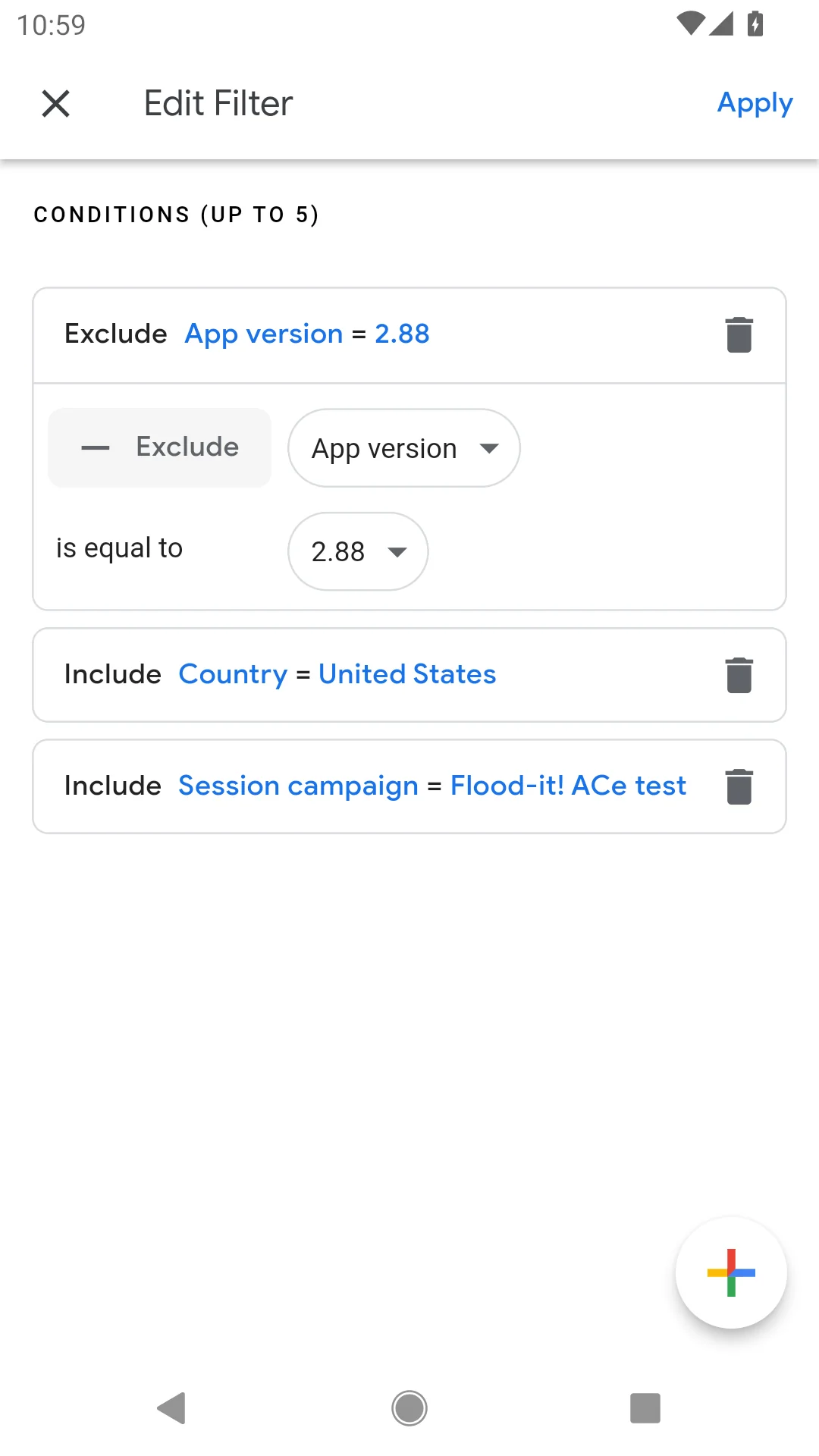 Скриншот Google Analytics 4