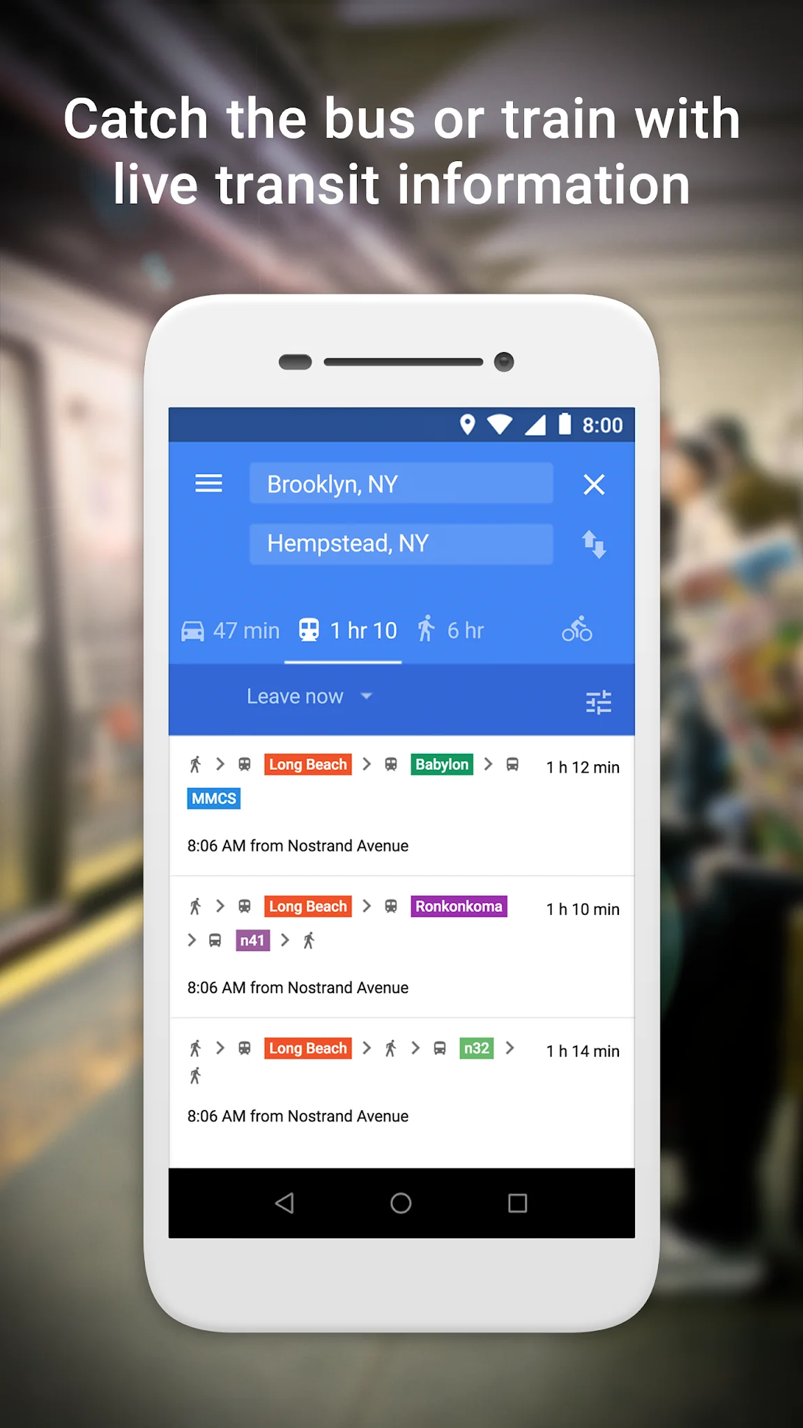 Скриншот Google Maps Go 3