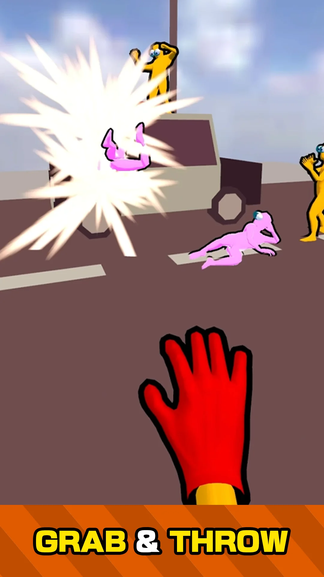 Captura de tela Grab Throw : Hit Annoying Guys 3