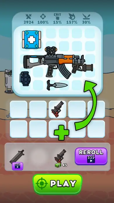 Скриншот Gun Hero ― 2D игра-стрелялка 2