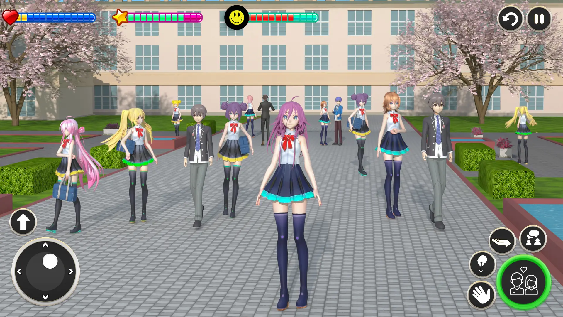 Screenshot High School Girl Life Sim 3D 4