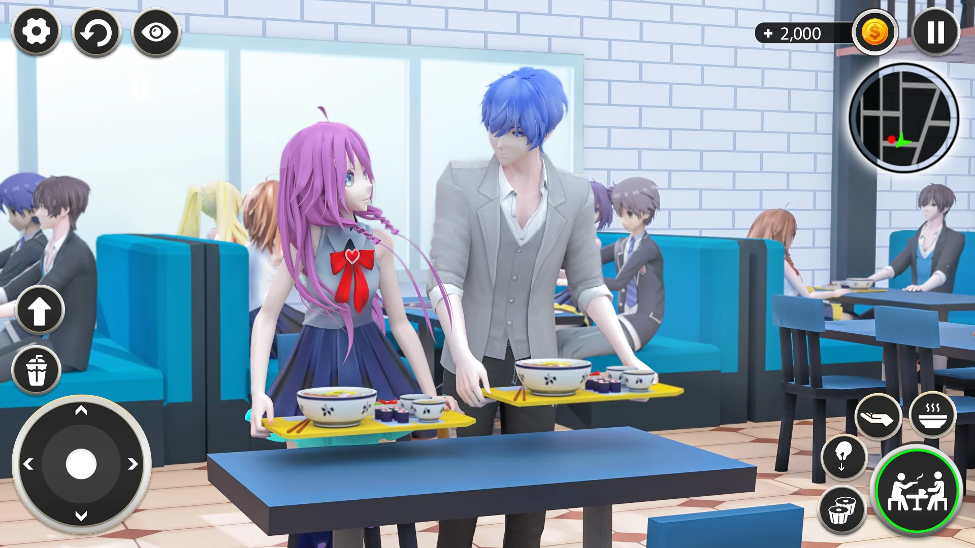 Screenshot High School Girl Life Sim 3D 5