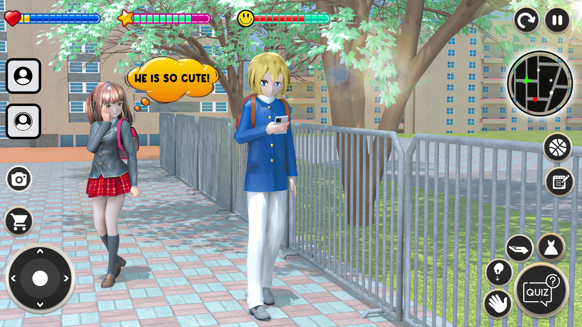 Screenshot High School Girl Life Sim 3D 8