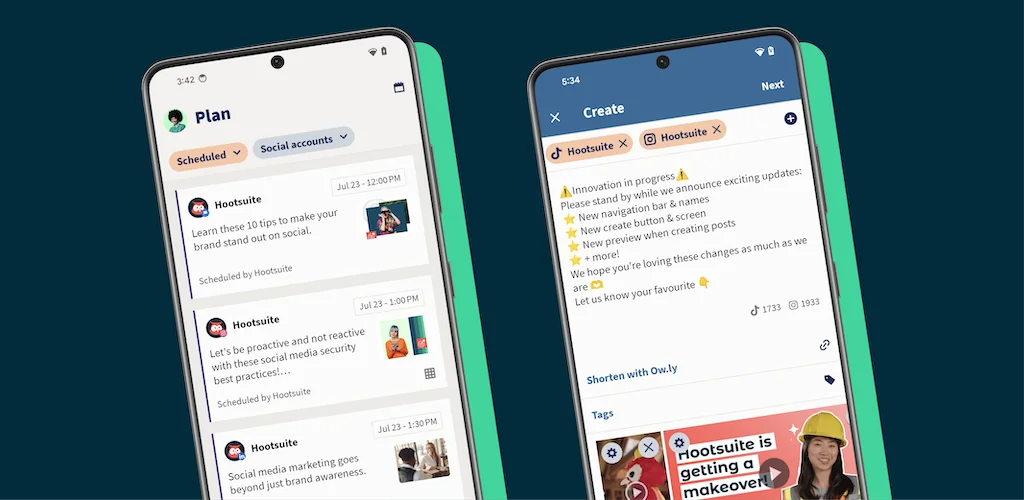 android için Hootsuite: Schedule Posts uygulama kapak resmi