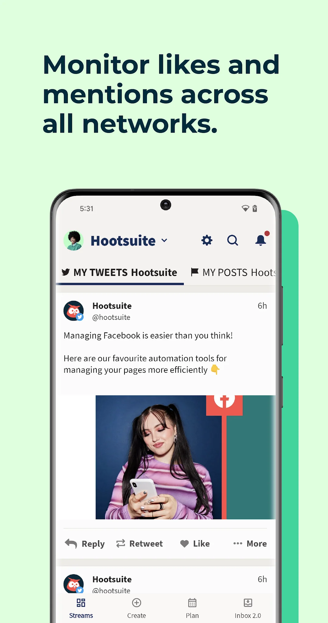 Ekran Görüntüsü Hootsuite: Schedule Posts 5