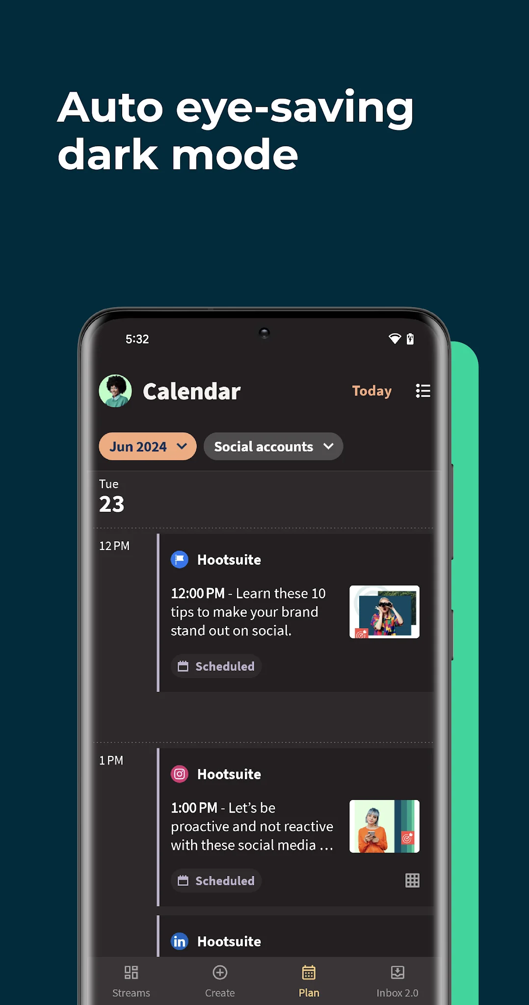 Ekran Görüntüsü Hootsuite: Schedule Posts 6
