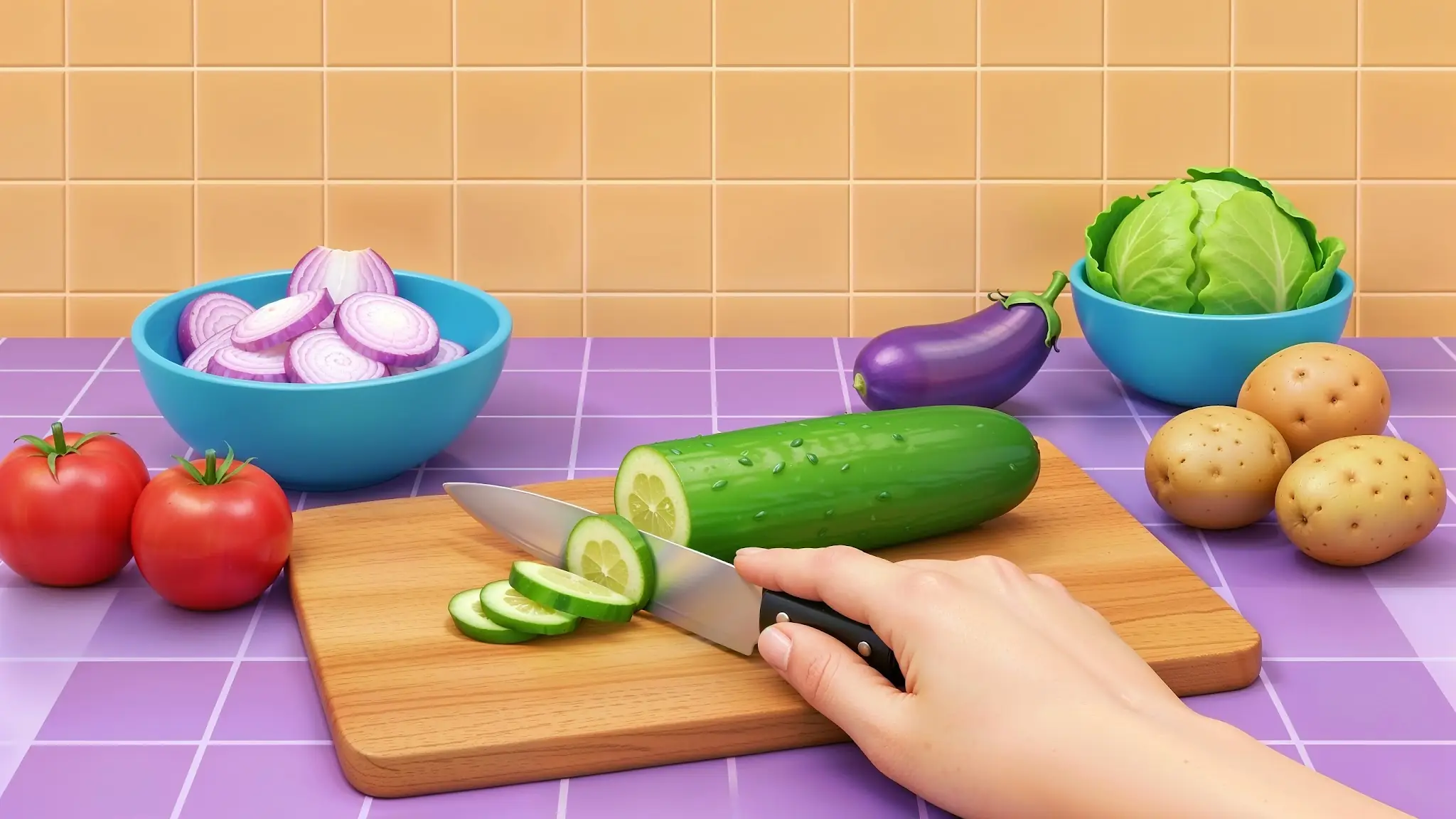 ภาพหน้าจอ Kitchen Set - Cooking Games 1