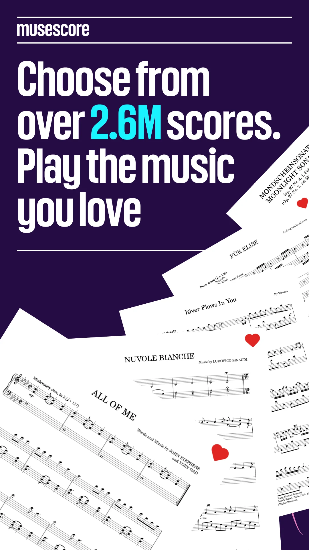 Snímek obrazovky MuseScore: noty 1