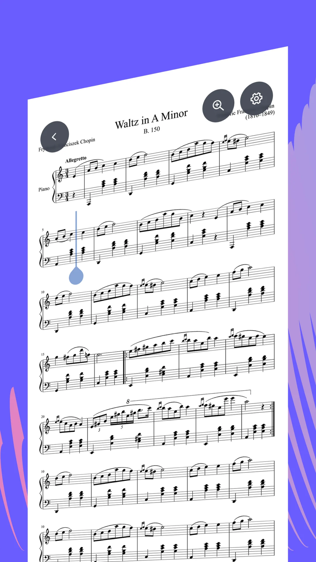 Snímek obrazovky MuseScore: noty 2