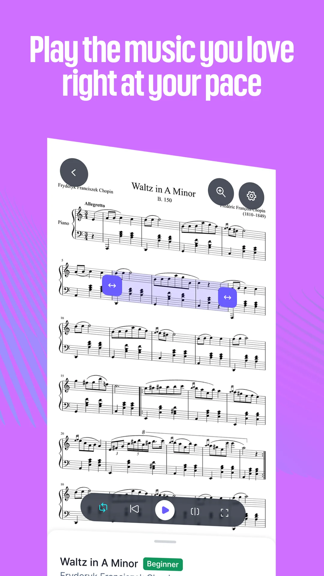 Snímek obrazovky MuseScore: noty 5