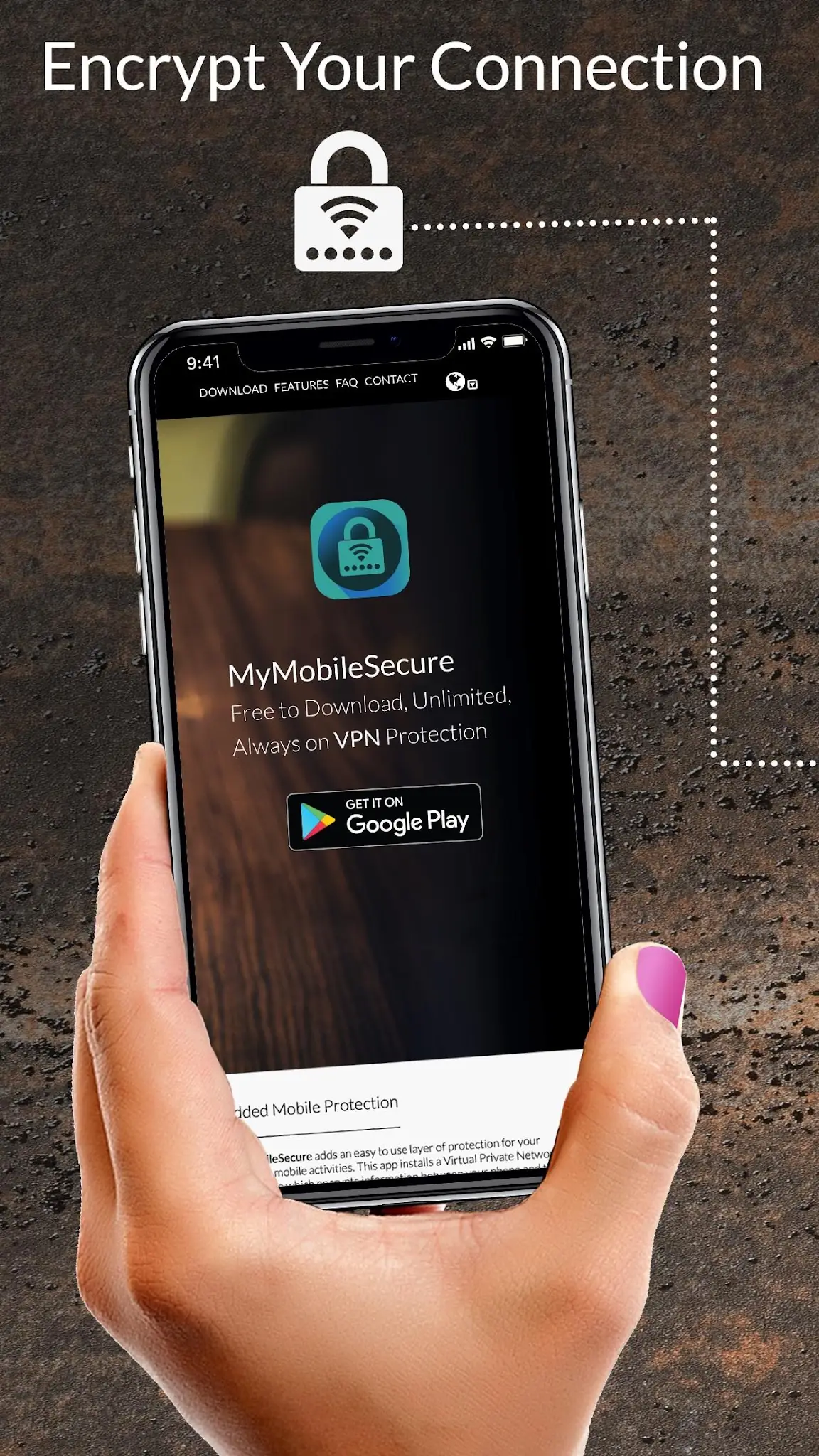 Снимка на екрана My Mobile Secure VPN 1