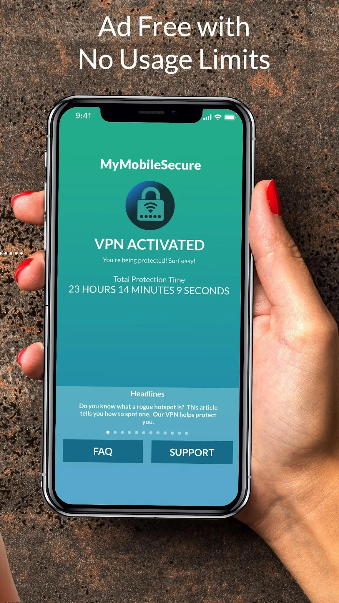 Снимка на екрана My Mobile Secure VPN 2