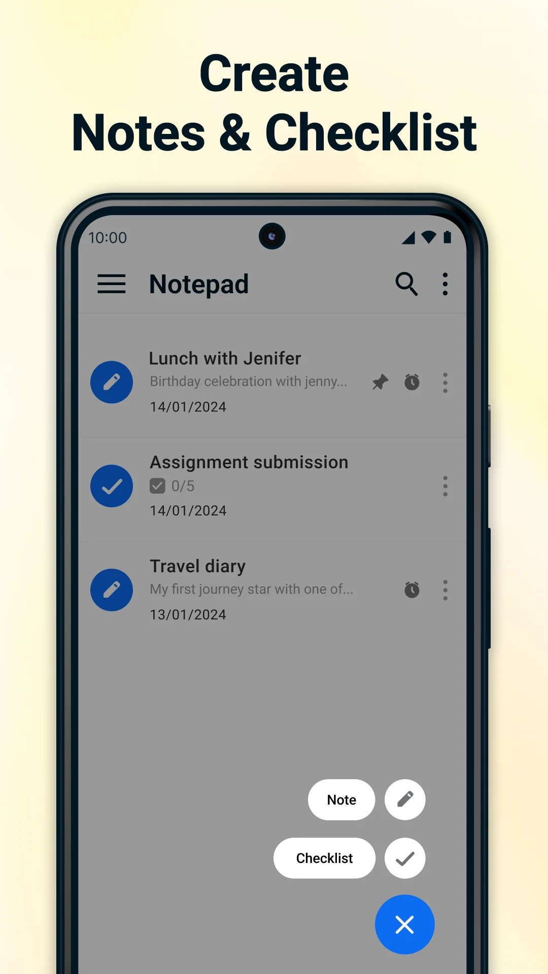 Screenshot Notepad - Notes and Notebook 2